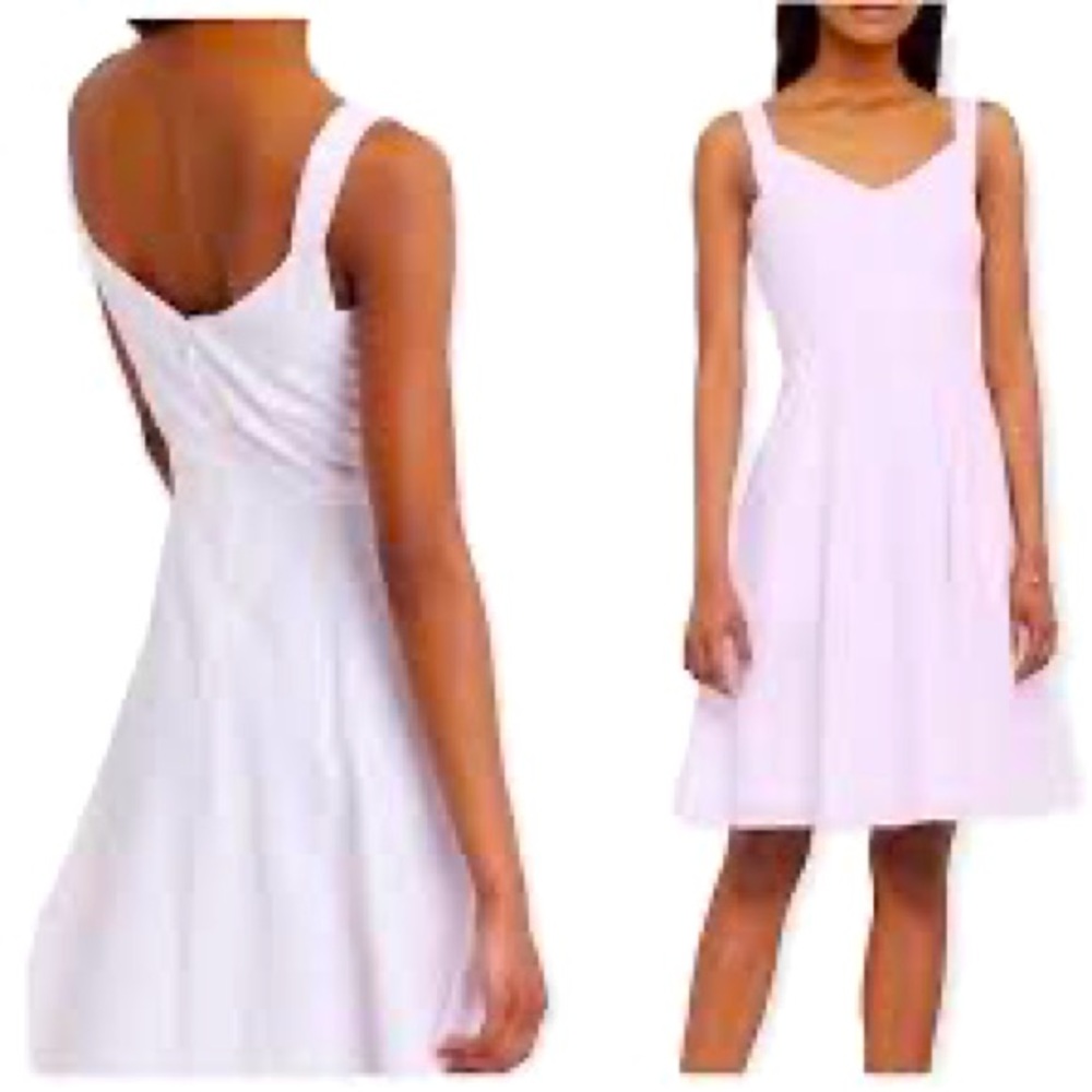 NWT Ann Taylor Pink Seersucker Dress